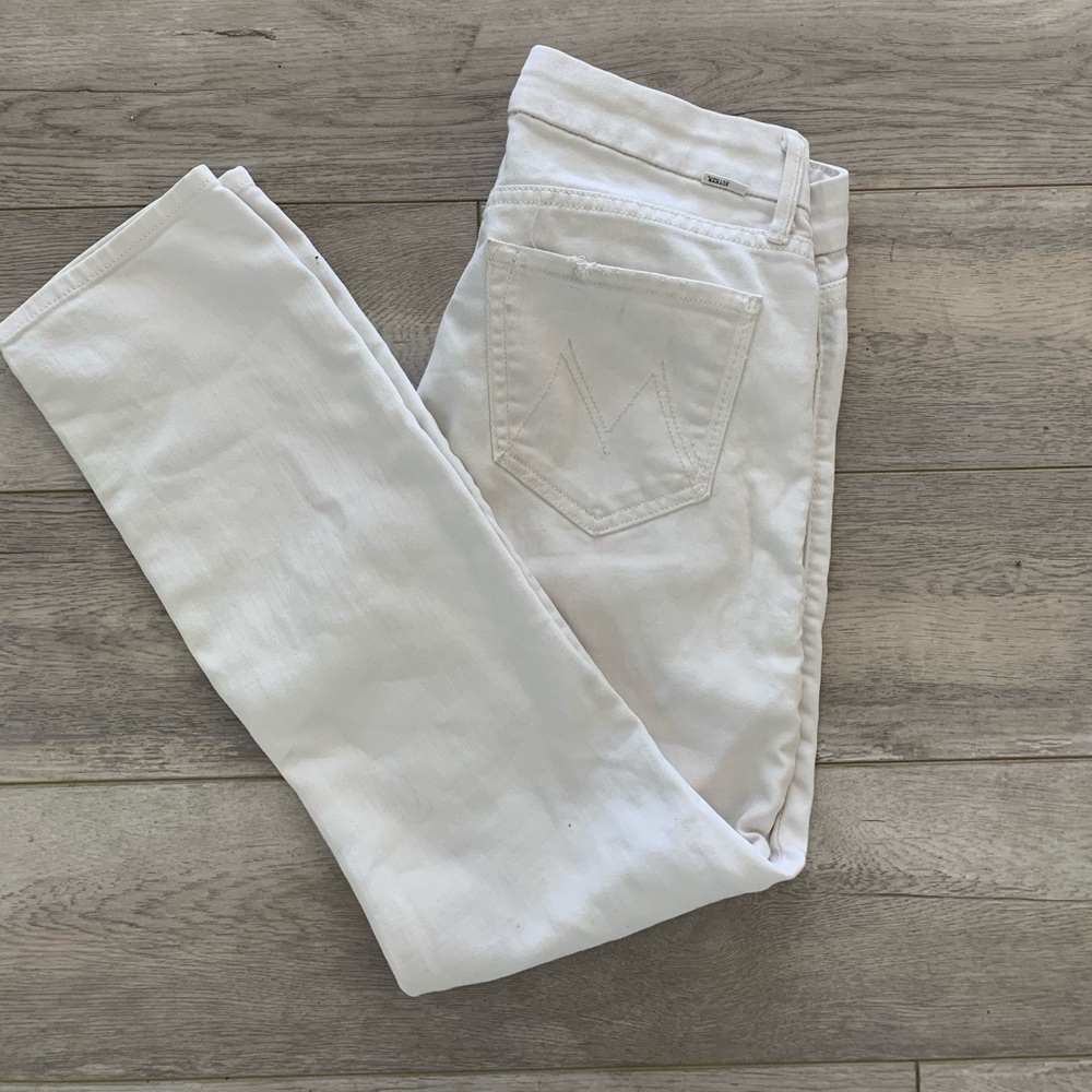 White skinny jeans